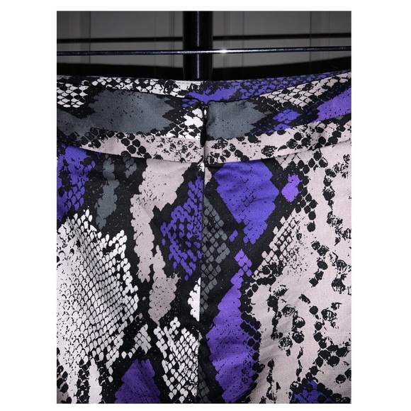Milly purple and gray python print pencil skirt - Picture 10 of 13